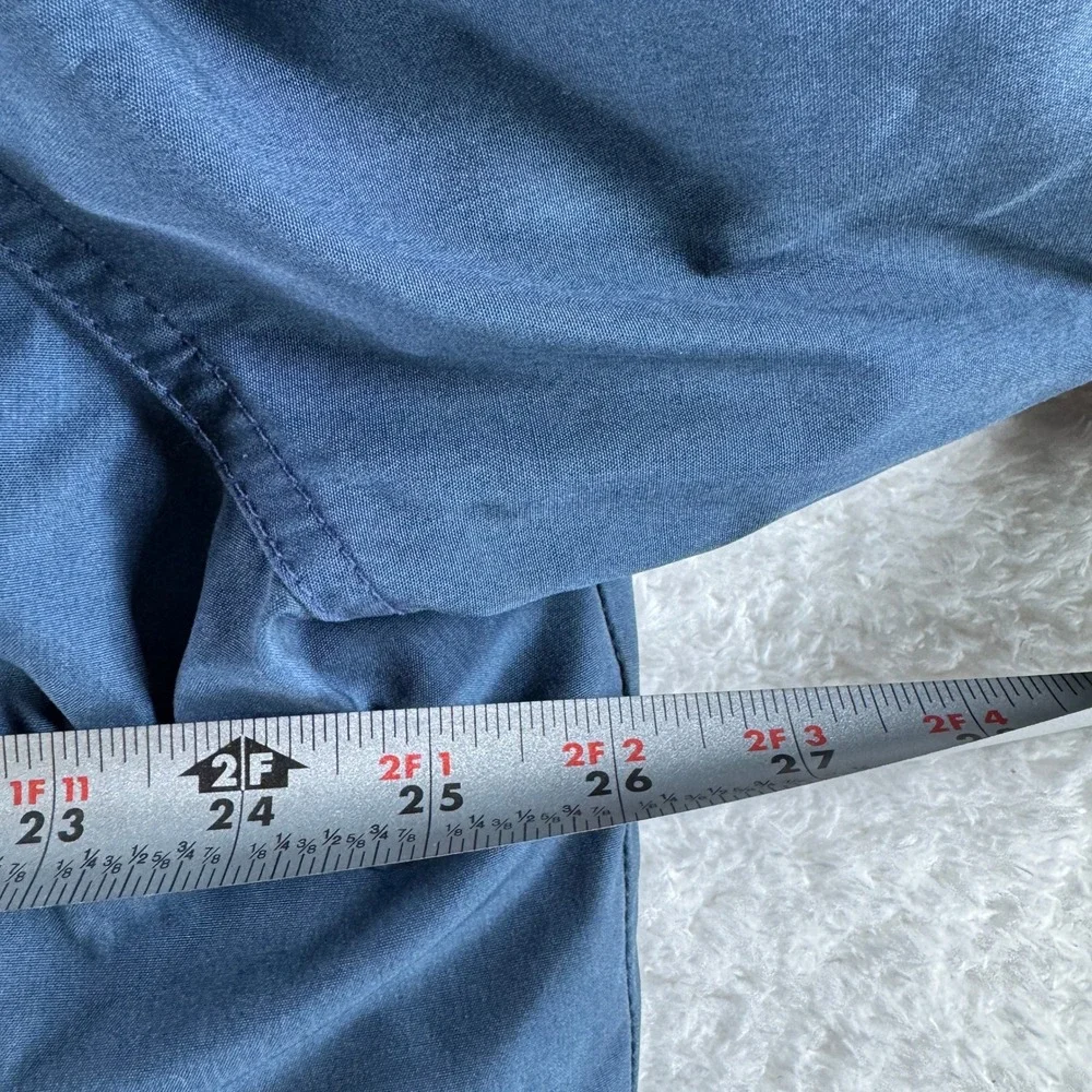 Vintage The North Face Men's Size XL Brown Label Goose Down Coat Parka Blue Hood